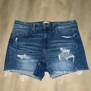 Universal Thread | Dark Wash Distressed Jean Shorts | Size 12/31